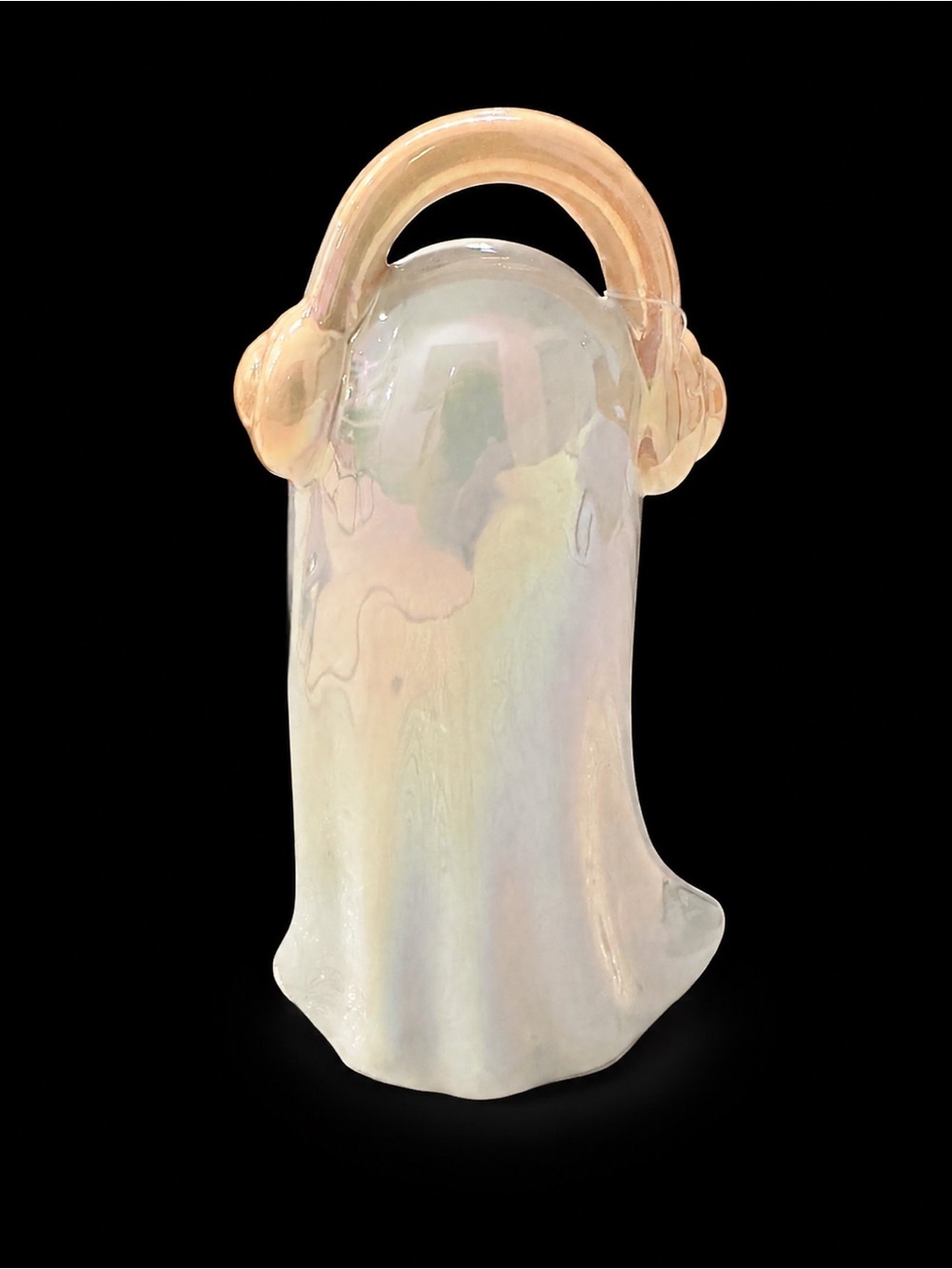 Viral Lights Up, Batteries Included, Iridescent Ceramic Ghost Accent Figurine 👻💫 - Picture 2 of 2
